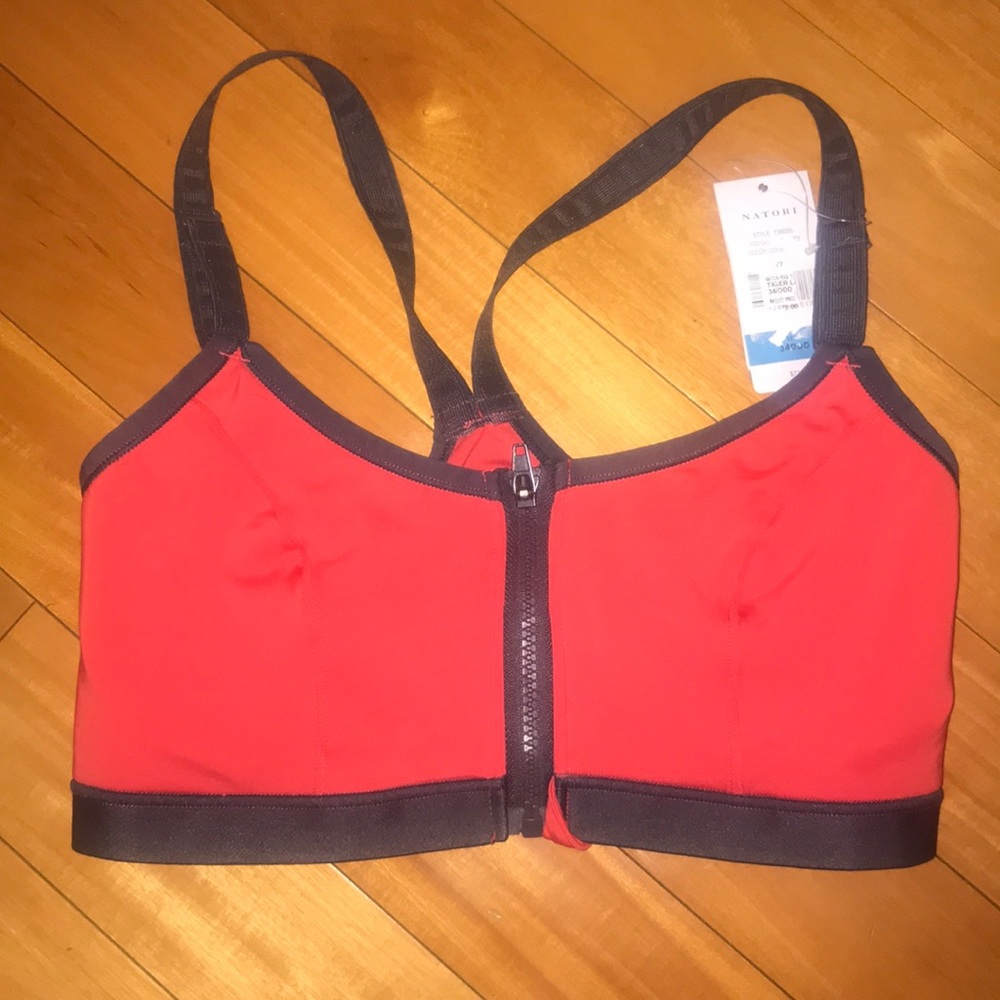 Natori Zip Front Sports Bra